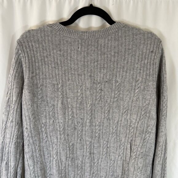 Banana Republic filpucci Sweater Dress Women XL Cable Knit Italian Wool Cashmere - Picture 8 of 12